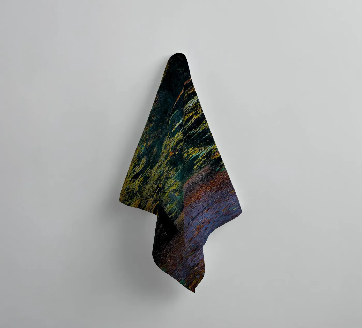 Forest pathway towel by Tom's Wildlife