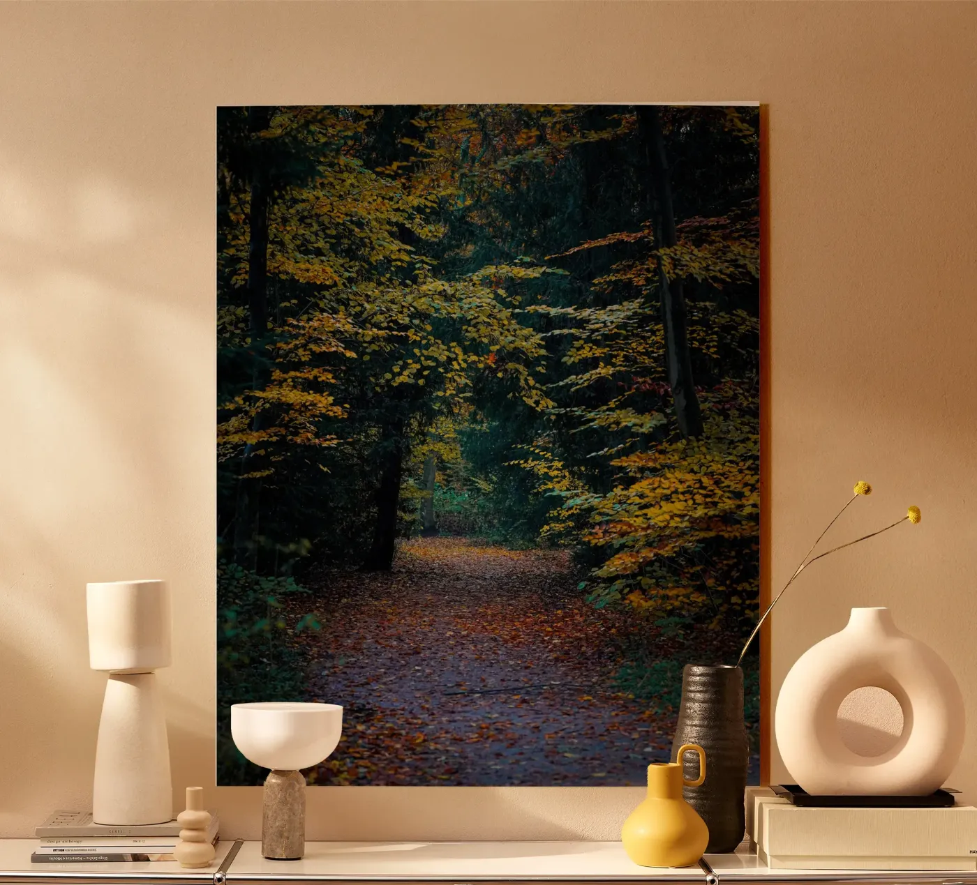 Forest pathway acrylic glass by Tom's Wildlife