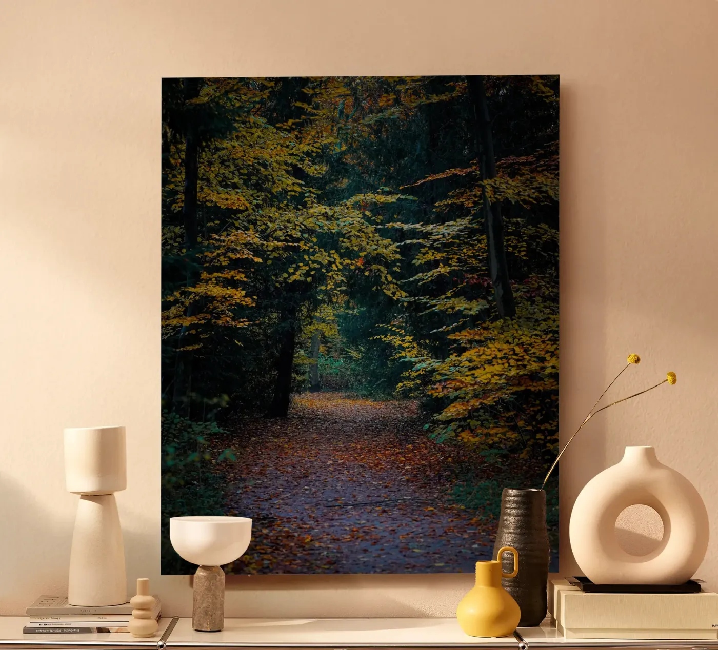 Forest pathway forex plate by Tom's Wildlife