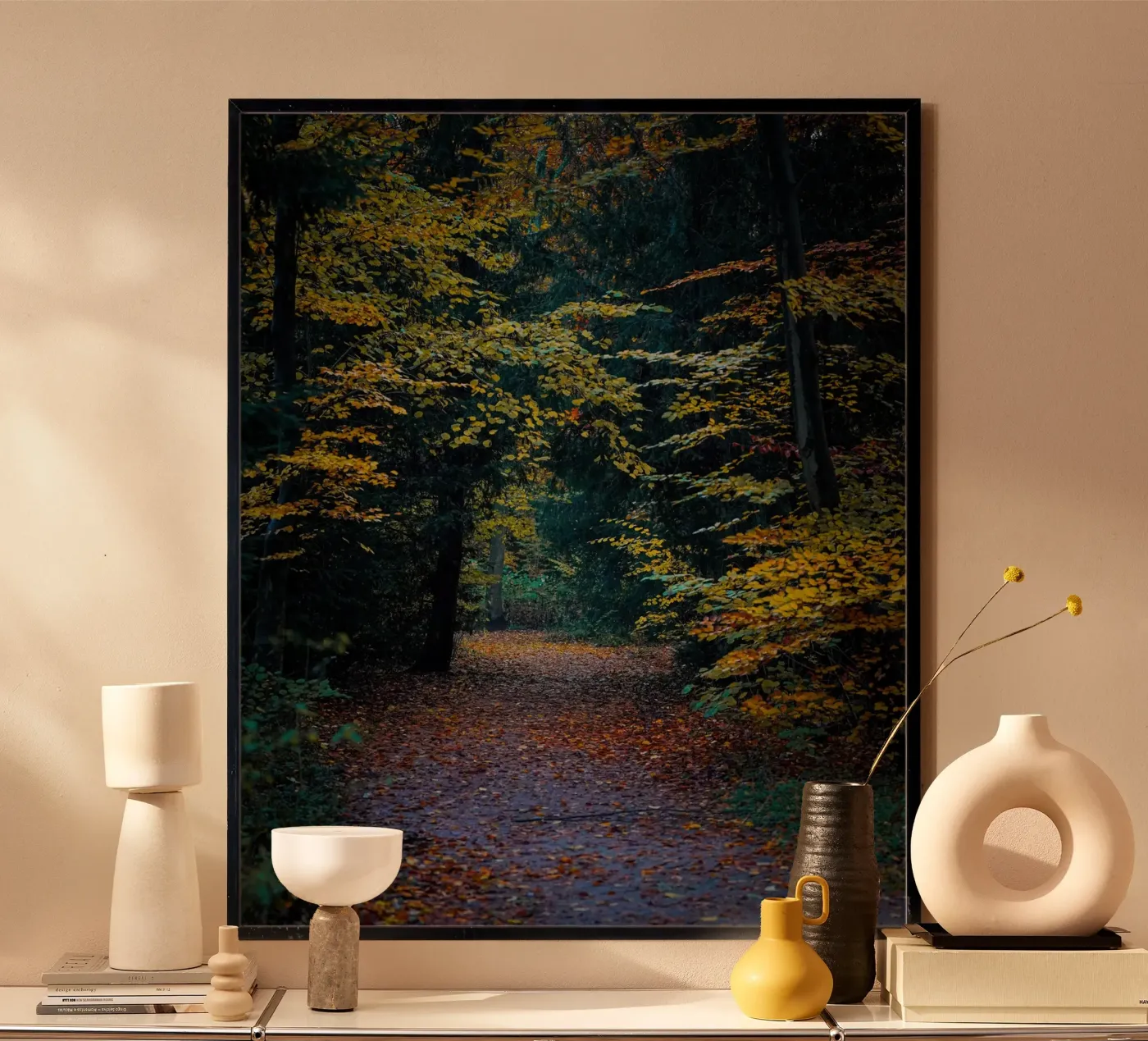 Bosweg poster van Tom's Wildlife