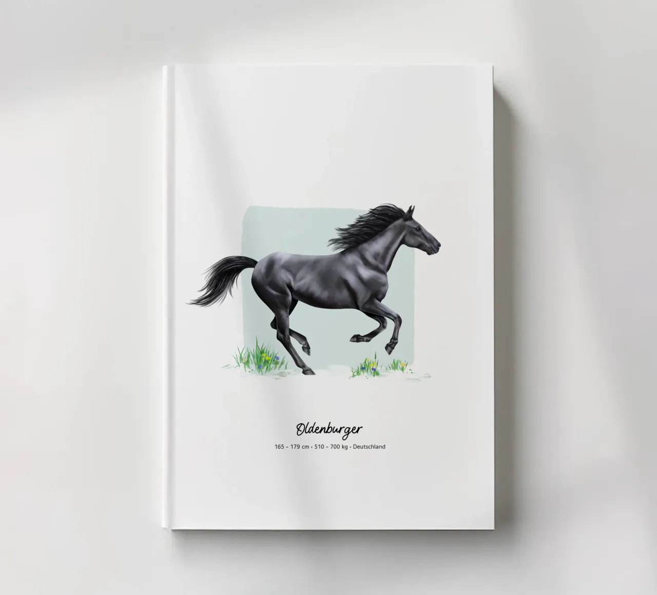 Oldenburger • Pferde Illustration notebook by Moonlit Illustrations