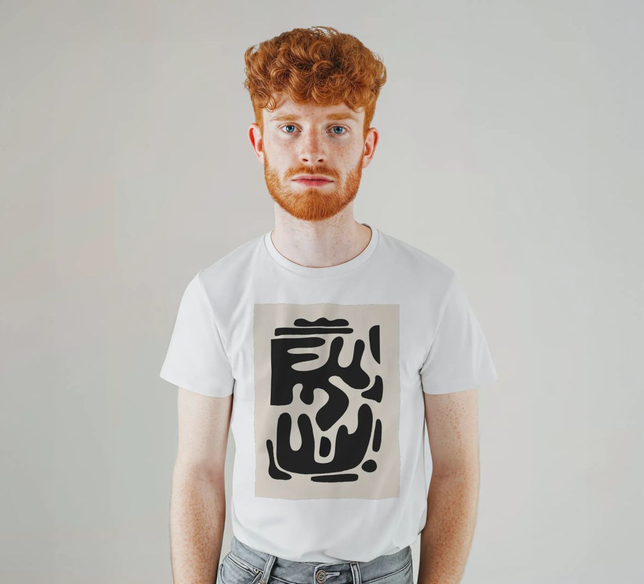 Forme astratte moderne e minimali a1 t-shirt da ThingDesign