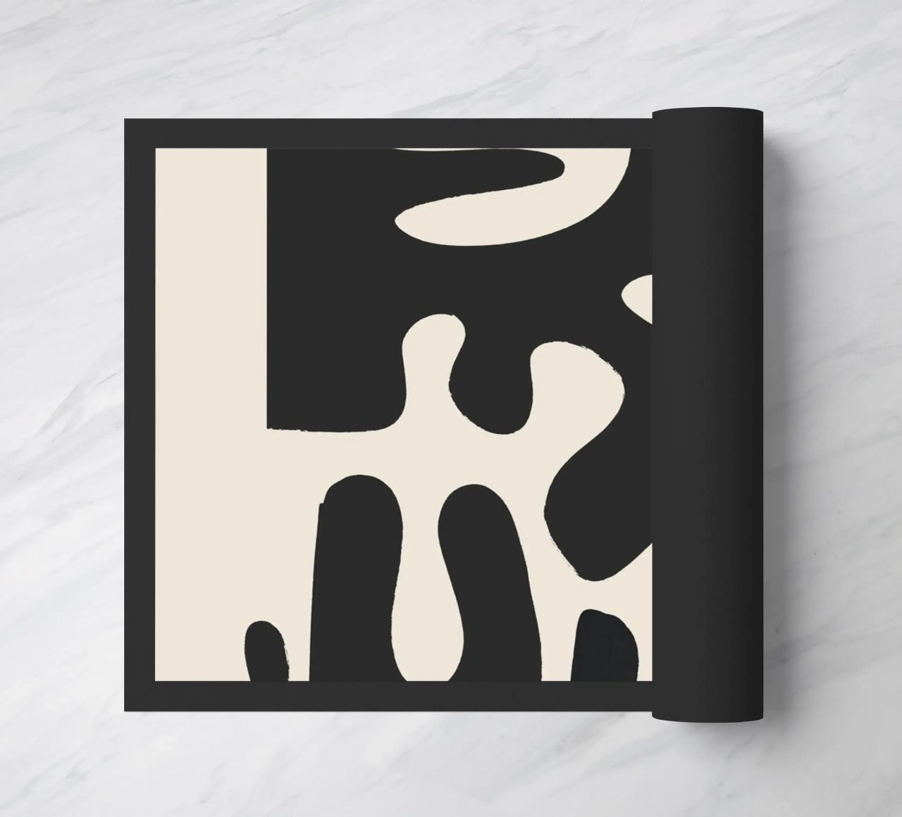 Forme astratte moderne e minimali a1 zerbino da ThingDesign