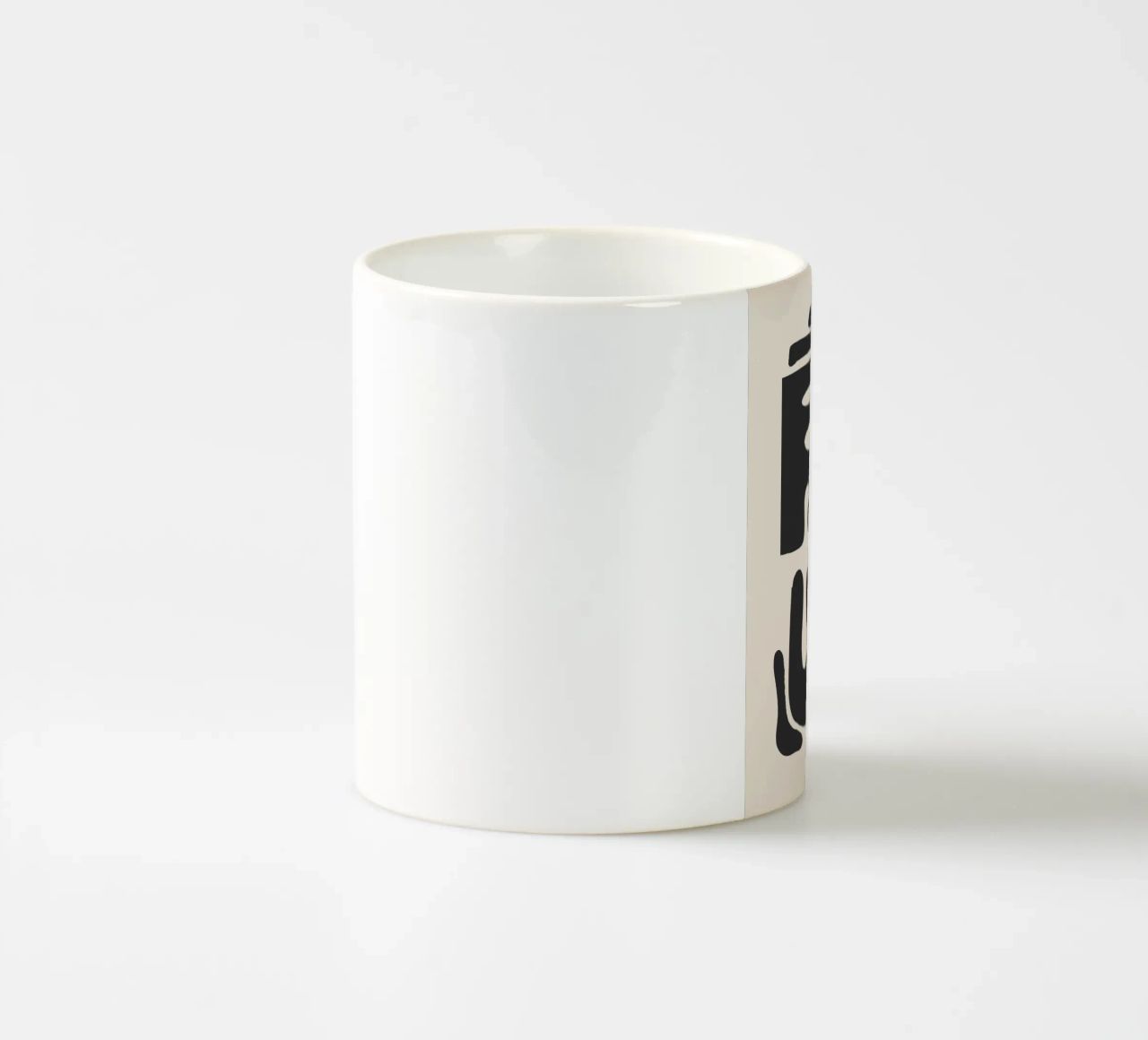 Forme astratte moderne e minimali a1 tazza in ceramica da ThingDesign