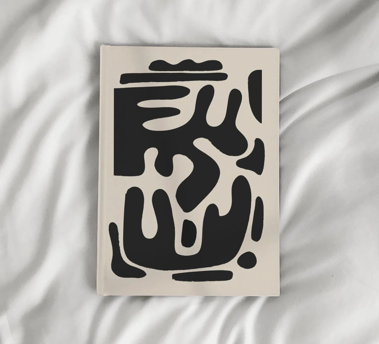 Modern Abstract Minimal Shapes a1 notebook by ThingDesign