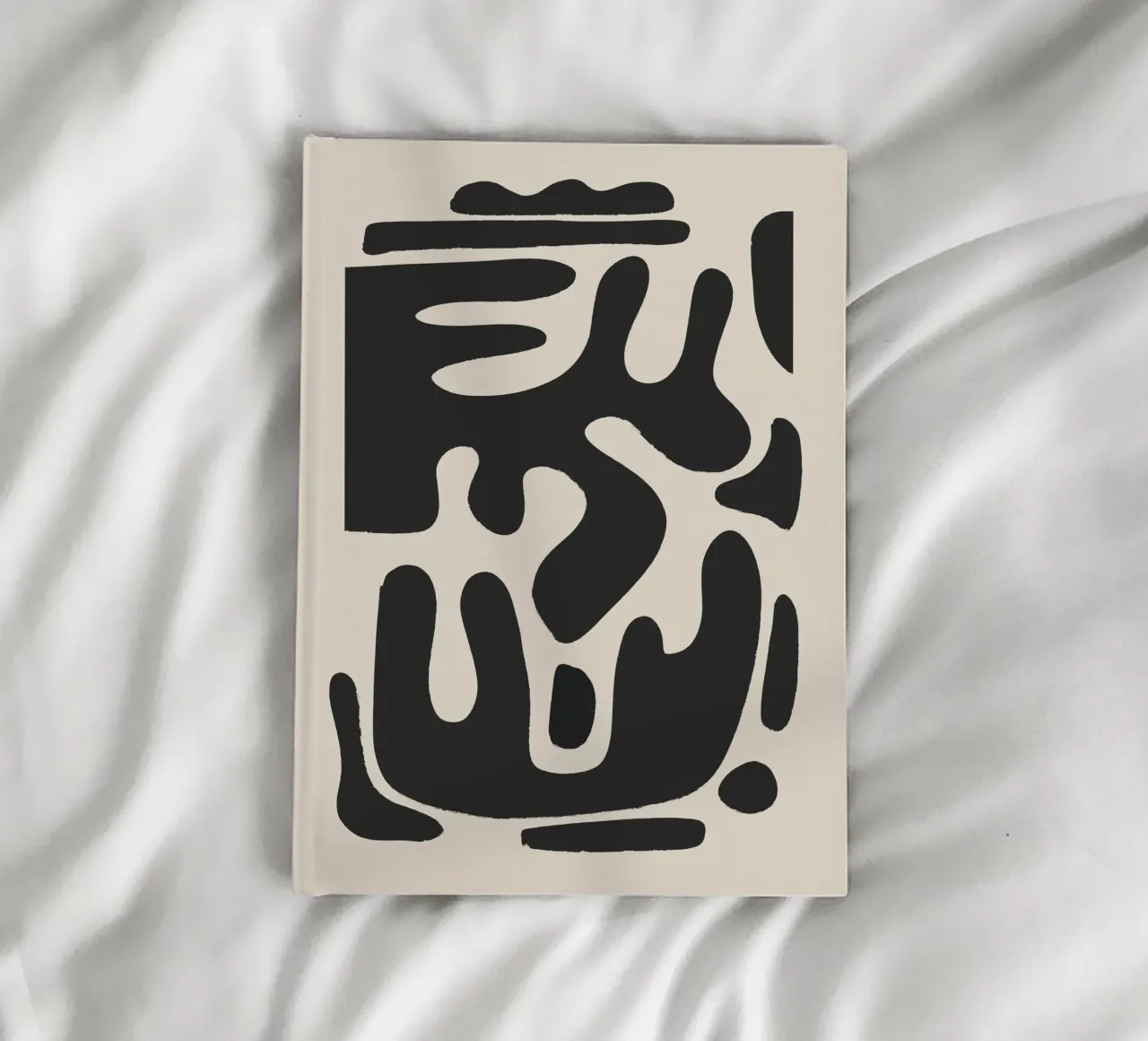 Modern Abstract Minimal Shapes a1 notebook by ThingDesign