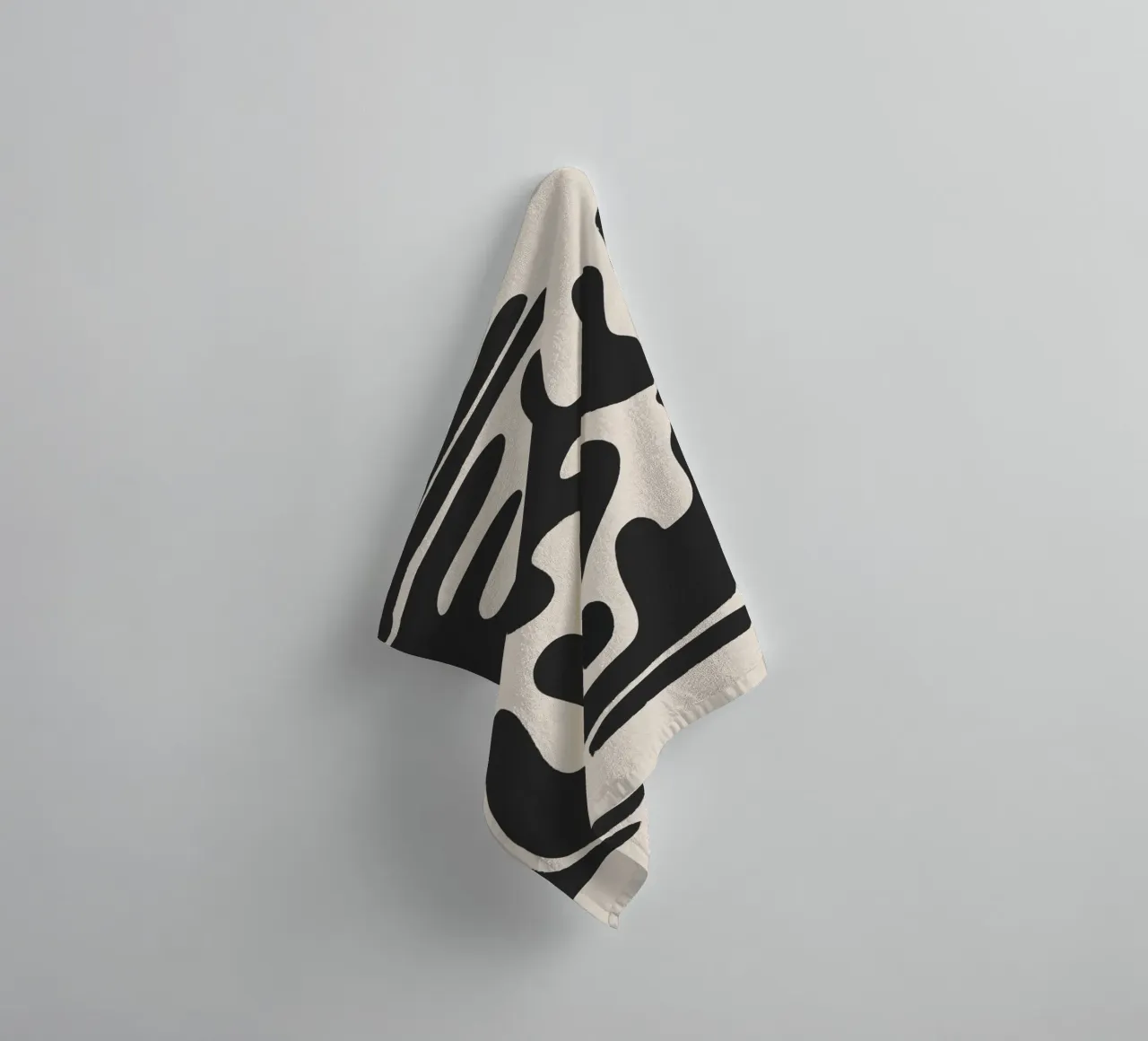 Modern Abstract Minimal Shapes a1 towel by ThingDesign