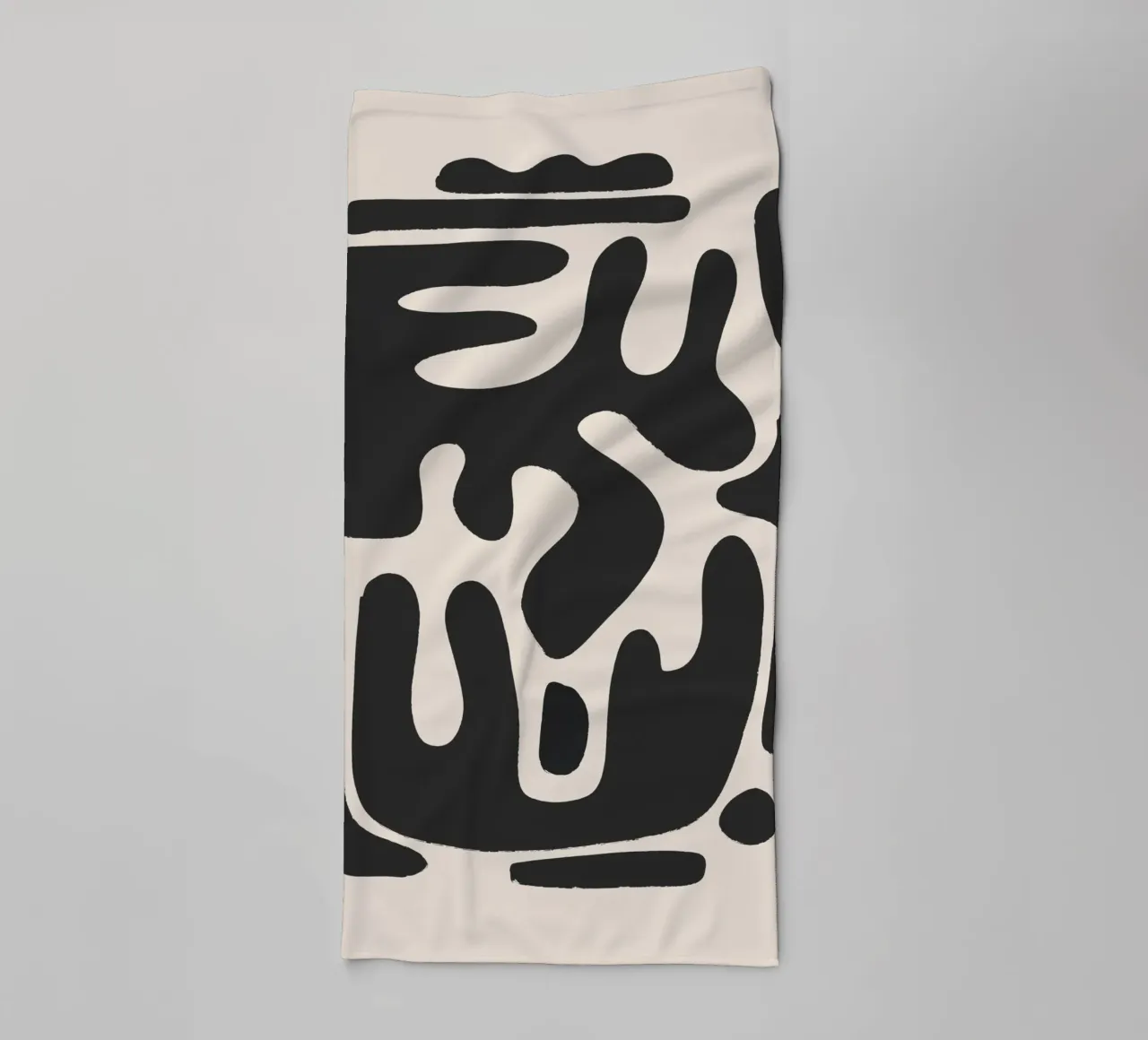 Modern Abstract Minimal Shapes a1 towel by ThingDesign