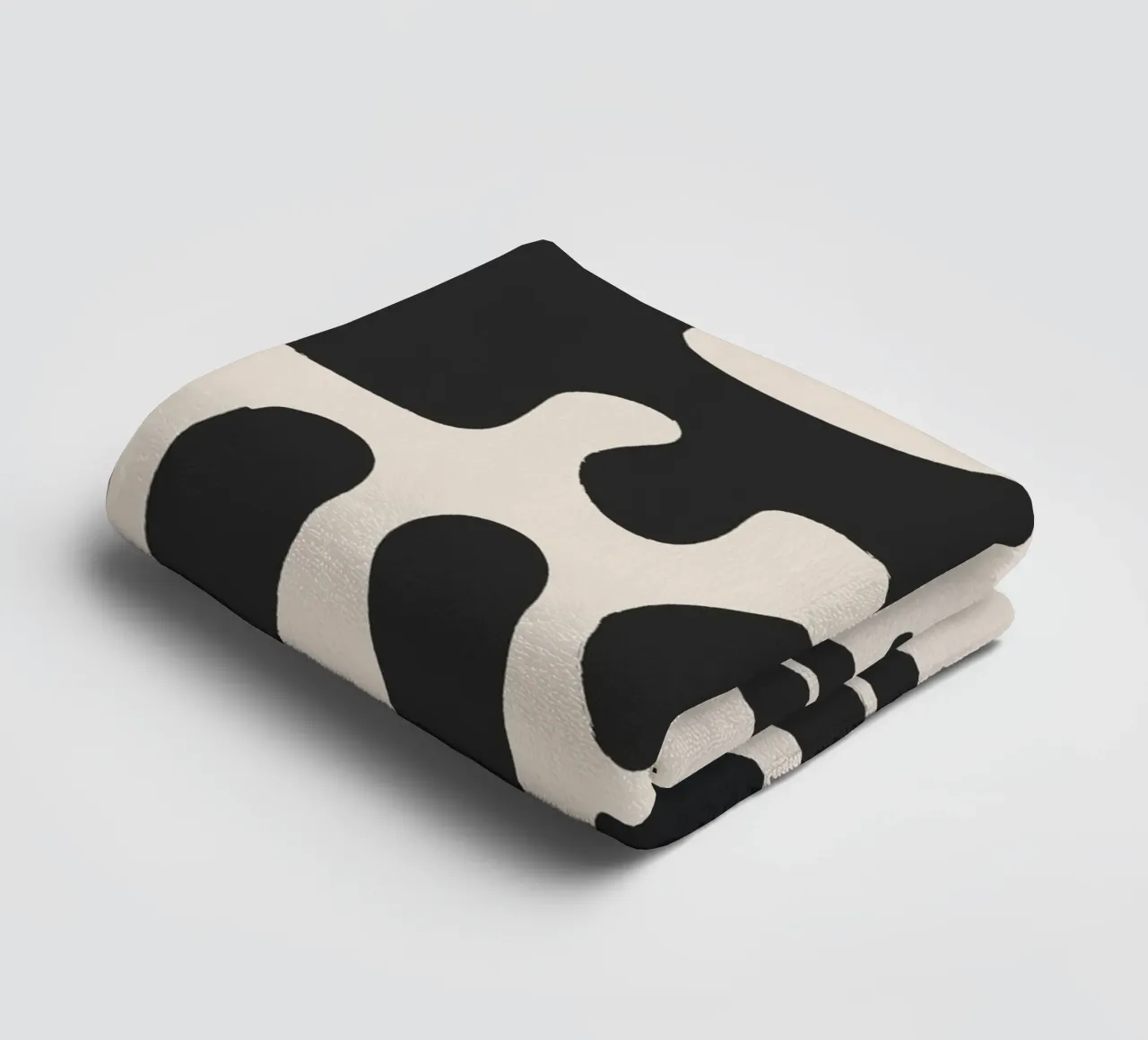 Modern Abstract Minimal Shapes a1 towel by ThingDesign