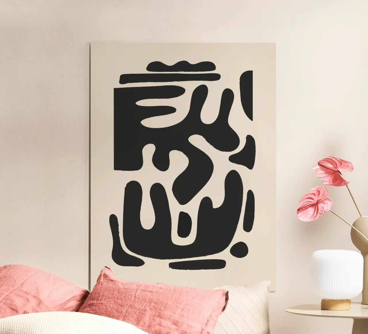 Modern Abstract Minimal Shapes a1 hahnemühle by ThingDesign