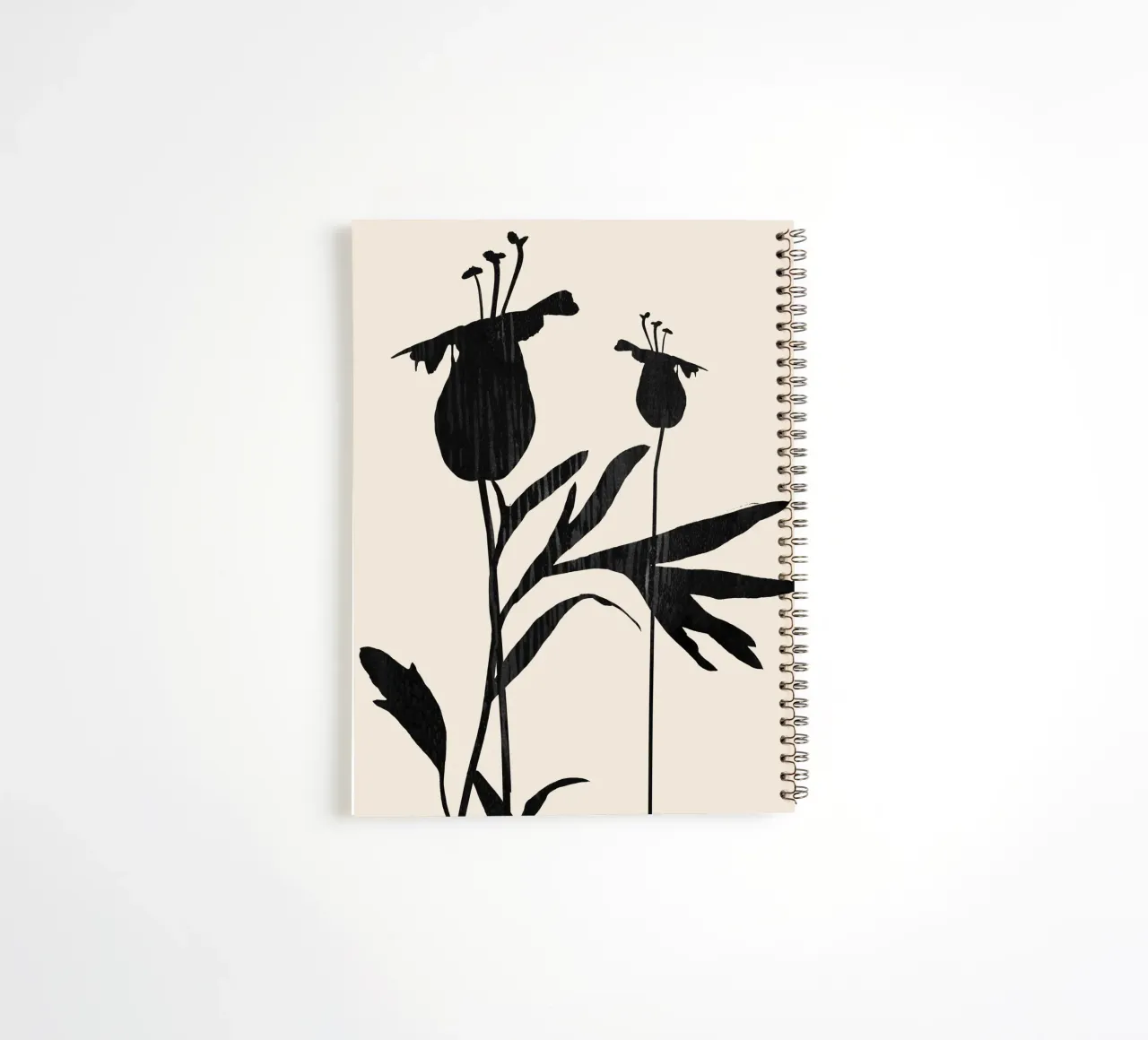 Abstract Art Minimal Plant a1 spiral notebook by ThingDesign