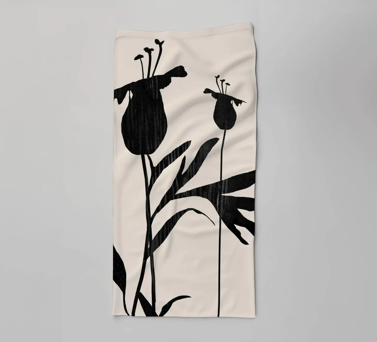 Abstrakte Kunst Minimal Pflanze a1 Handtuch von ThingDesign