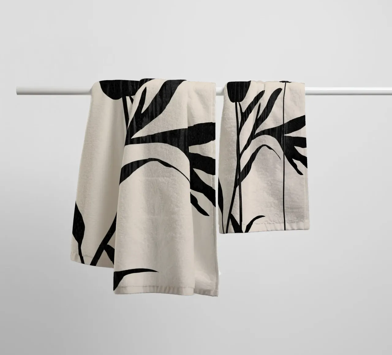 Abstrakte Kunst Minimal Pflanze a1 Handtuch von ThingDesign