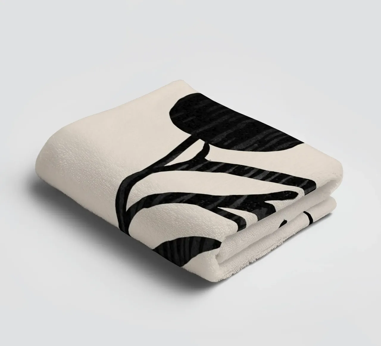 Abstrakte Kunst Minimal Pflanze a1 Handtuch von ThingDesign