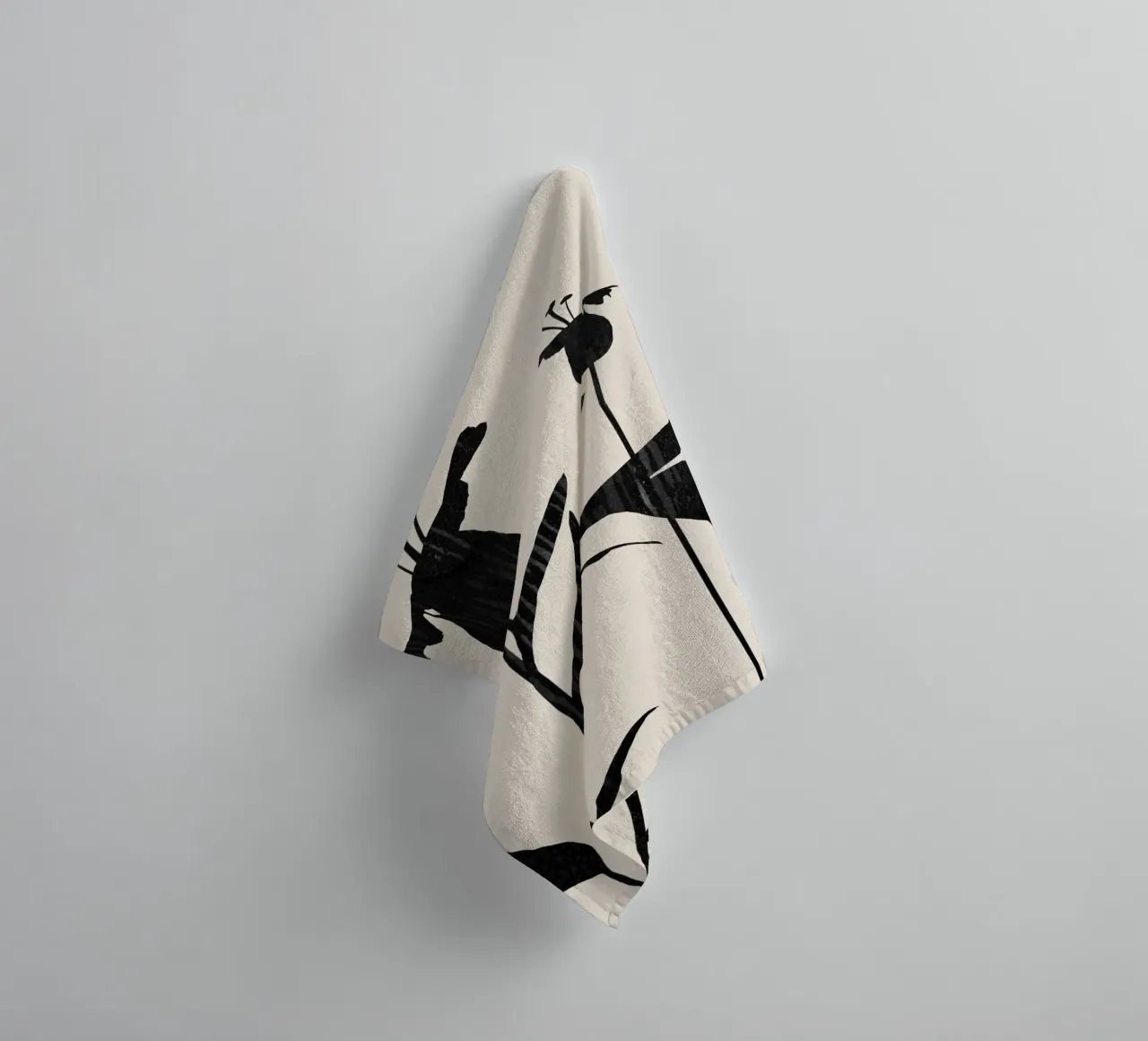 Abstrakte Kunst Minimal Pflanze a1 Handtuch von ThingDesign