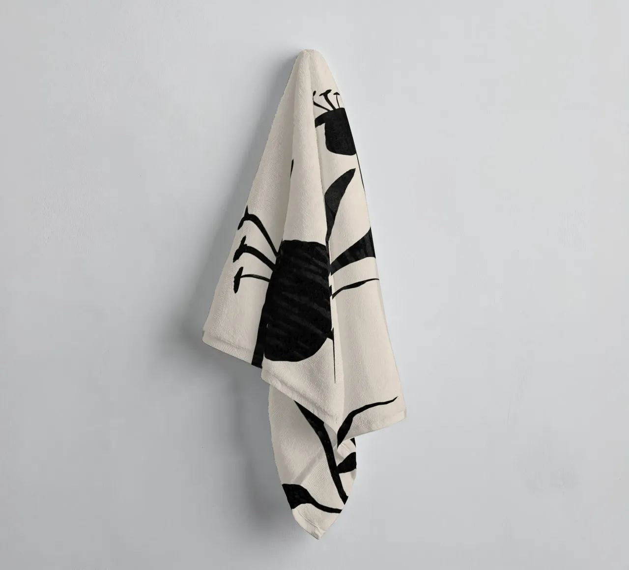 Abstrakte Kunst Minimal Pflanze a1 Handtuch von ThingDesign