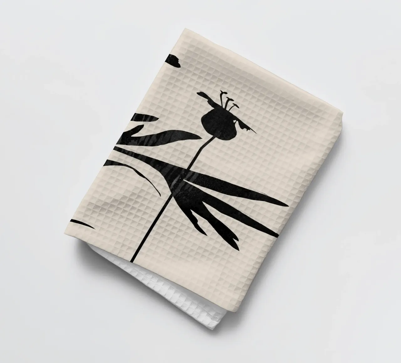 Art abstrait Minimal Plant a1 torchon de ThingDesign