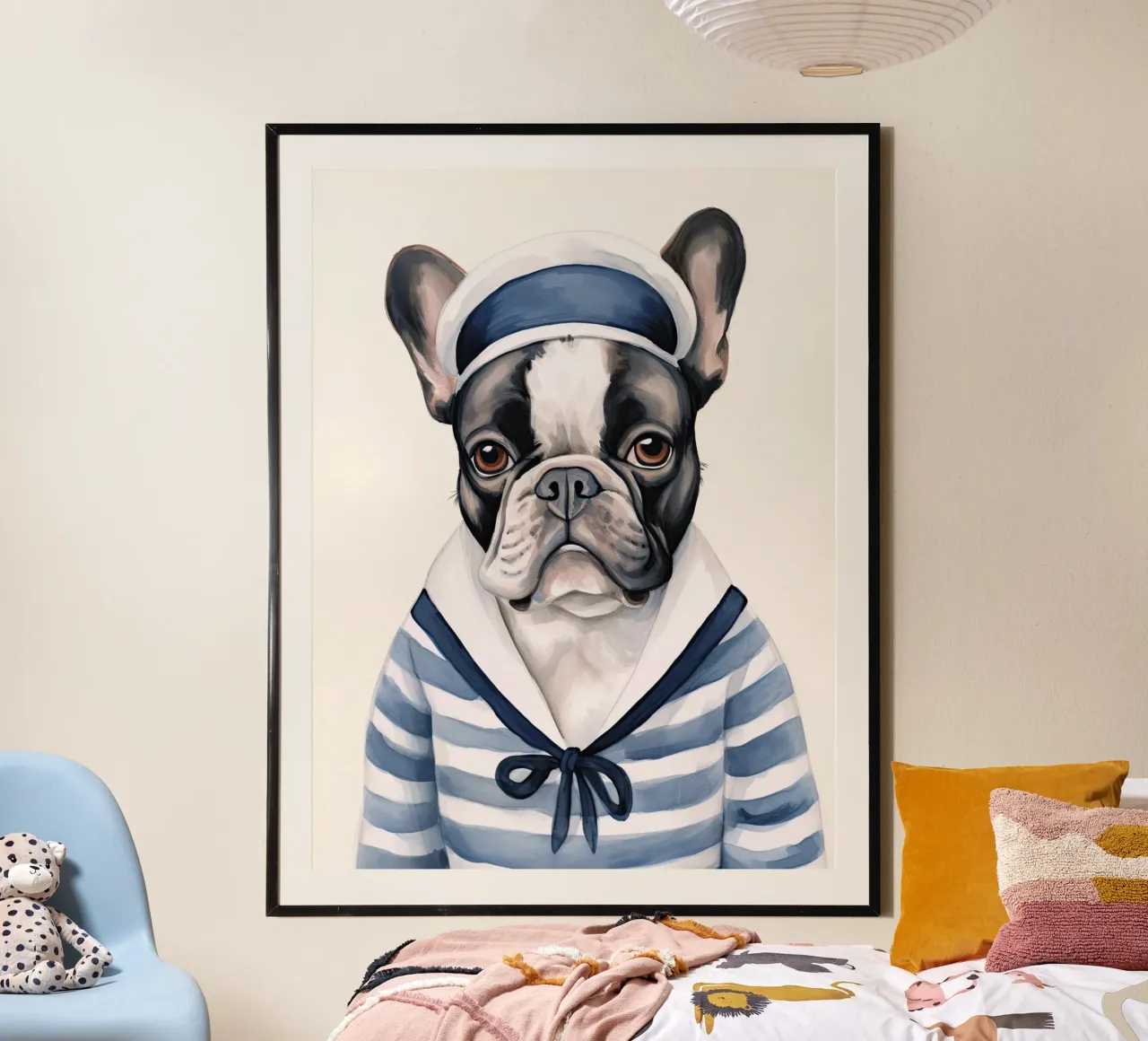 Mariner Bulldog poster con telaio in legno da DaarbyN
