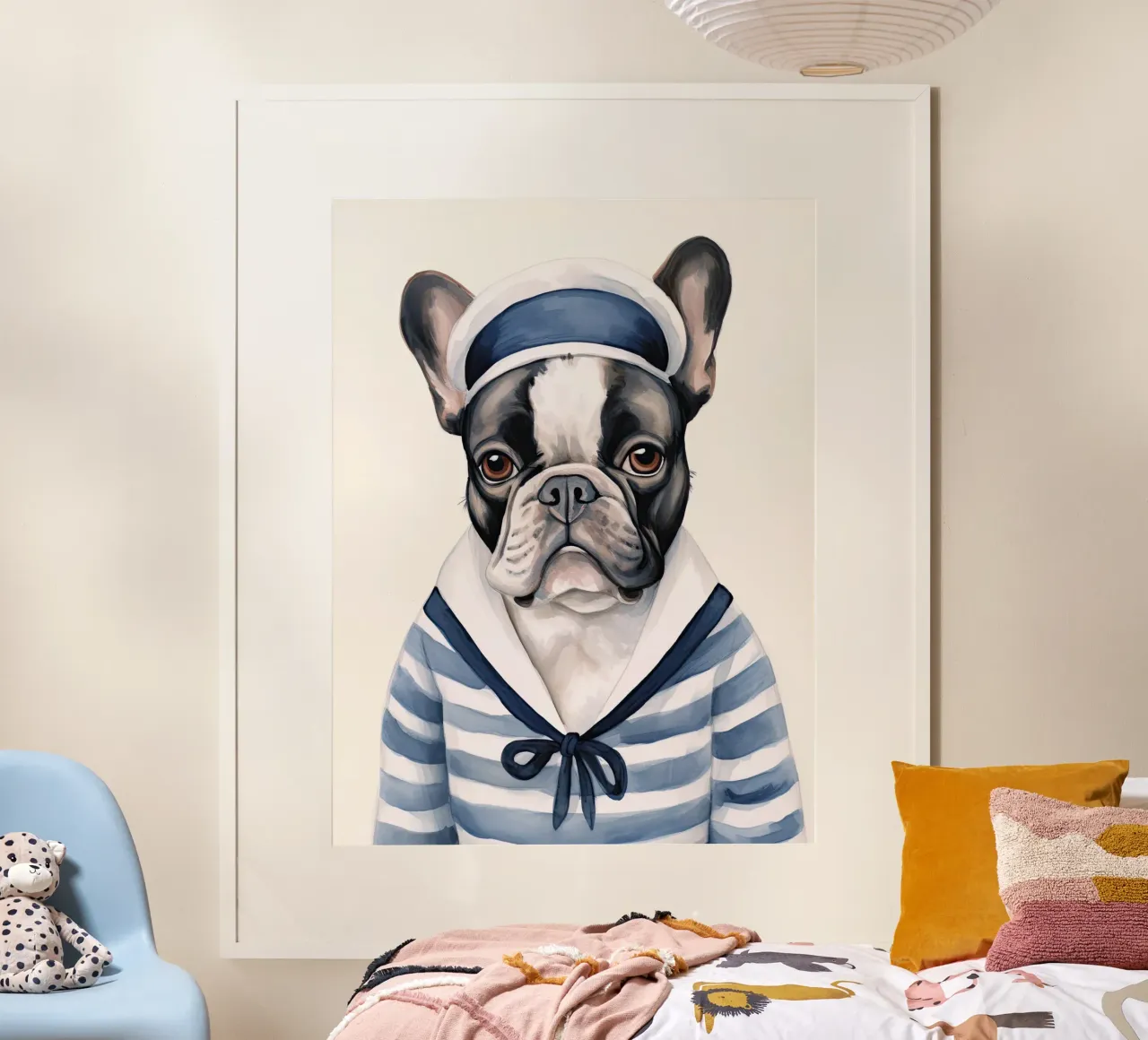 Mariner Bulldog poster con telaio in legno da DaarbyN