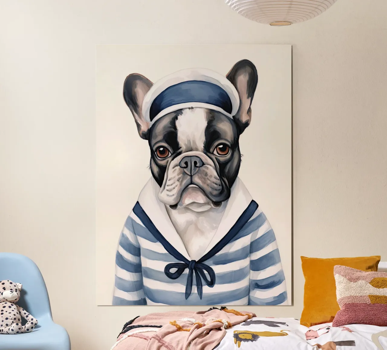 Mariner Bulldog poster con telaio in legno da DaarbyN