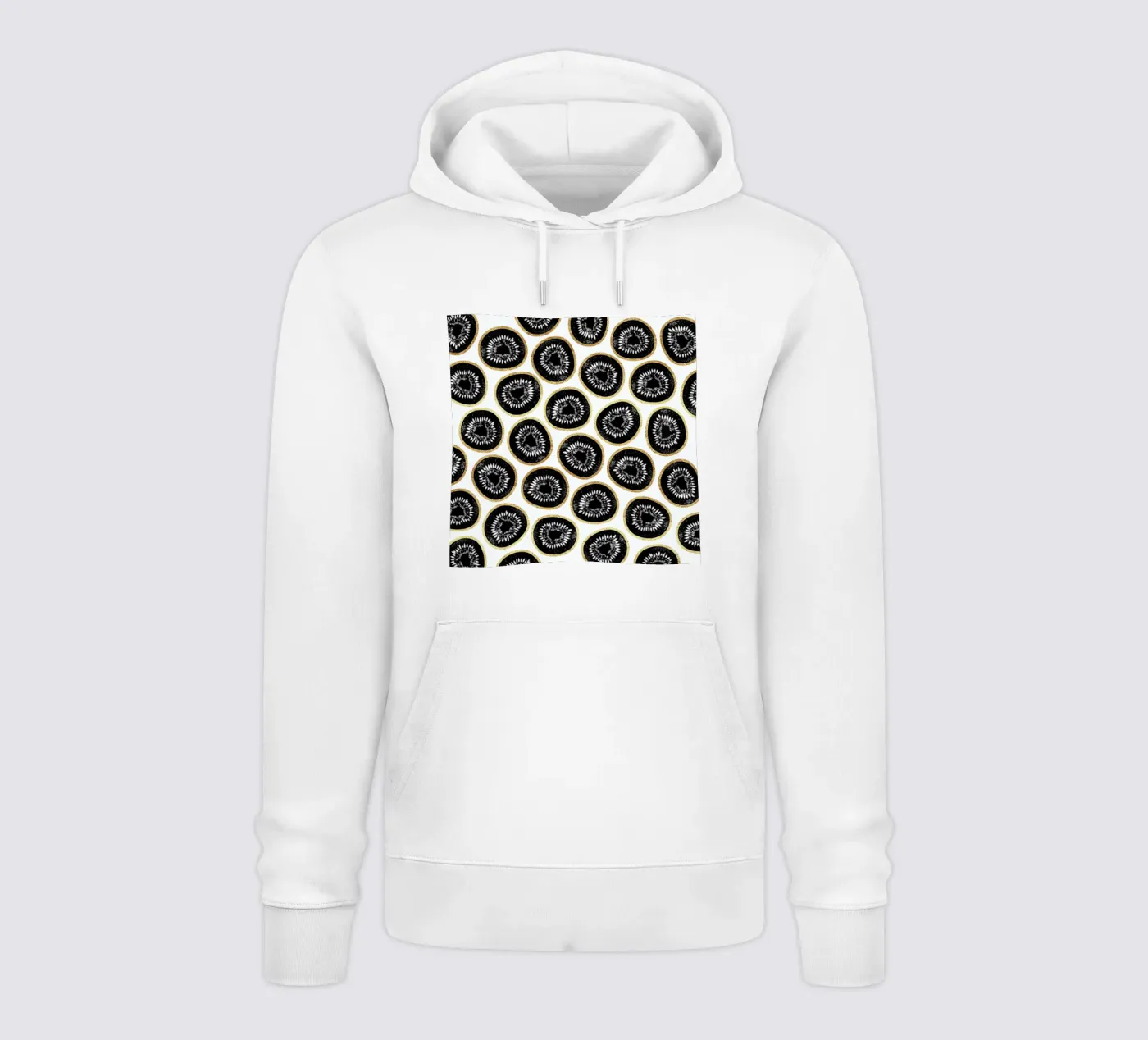 Kiwi Pattern hoodie by Elisabeth Fredriksson