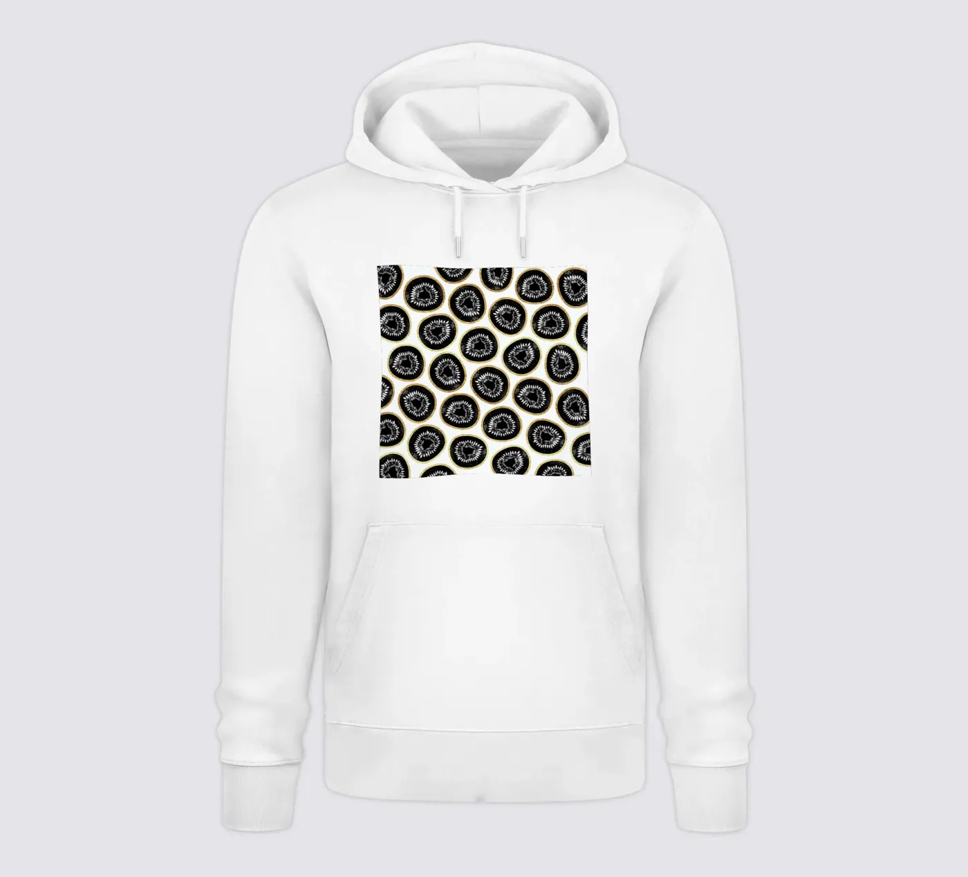 Kiwi Pattern hoodie by Elisabeth Fredriksson