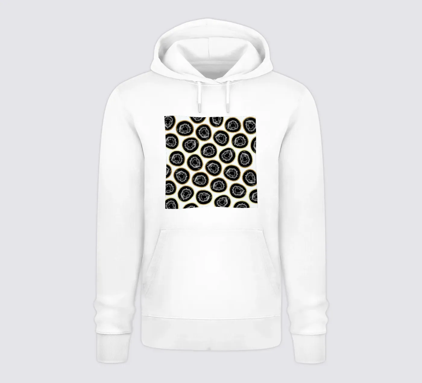 Kiwi Pattern hoodie by Elisabeth Fredriksson