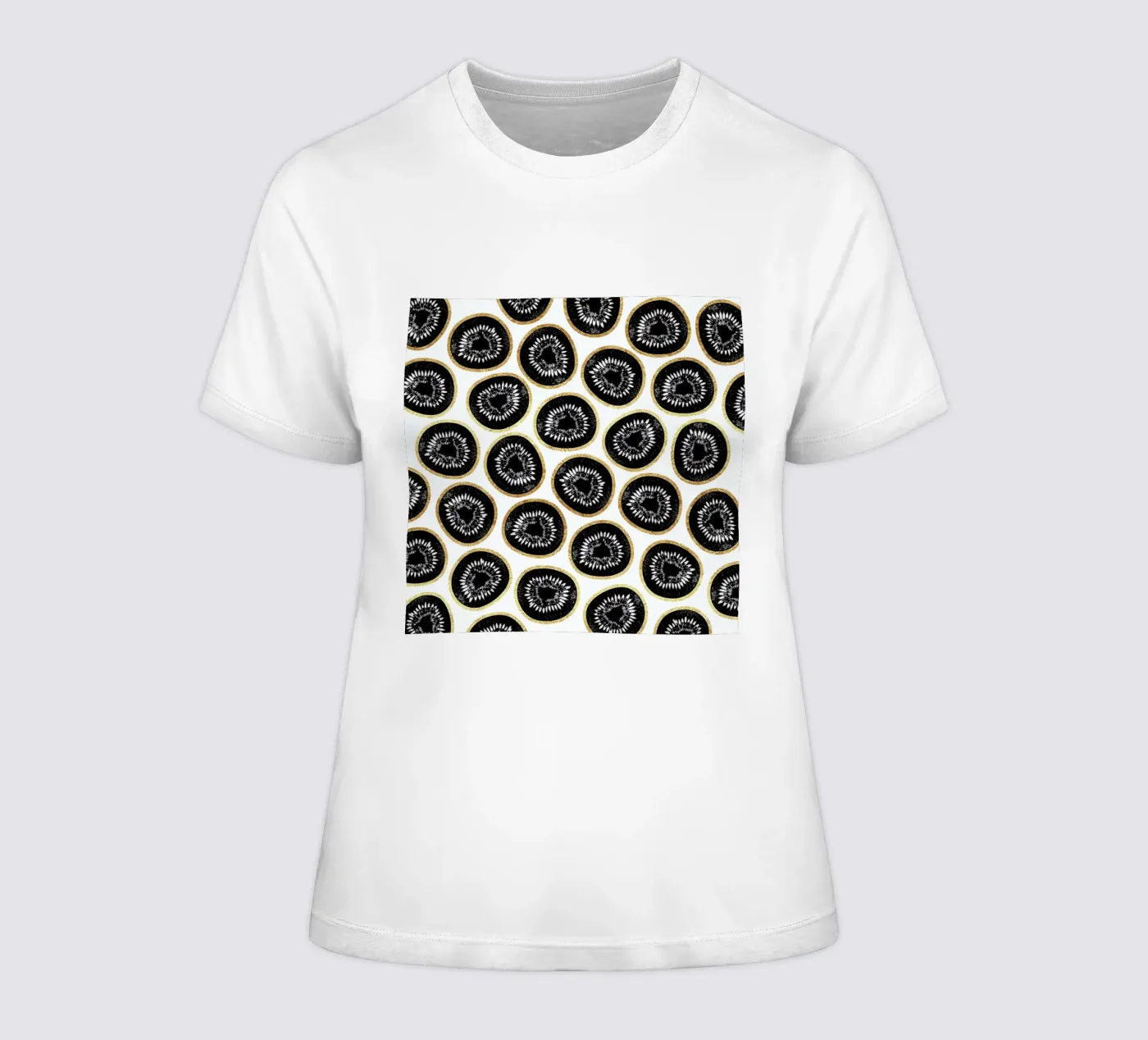 Kiwi Pattern t-shirt da donna da Elisabeth Fredriksson