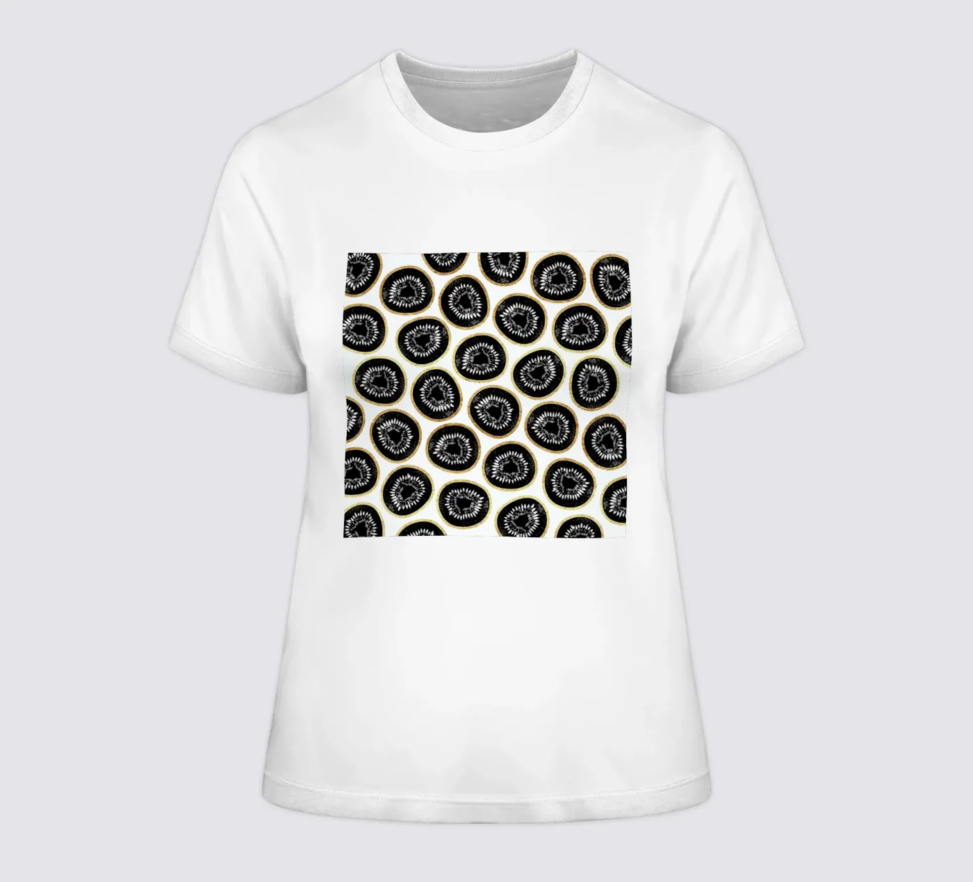 Kiwi Pattern t-shirt da donna da Elisabeth Fredriksson
