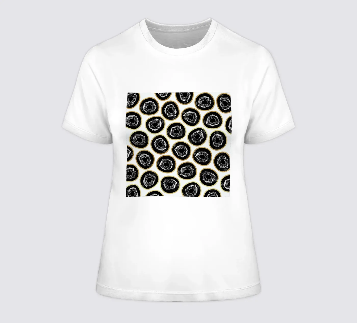 Kiwi Pattern t-shirt da donna da Elisabeth Fredriksson