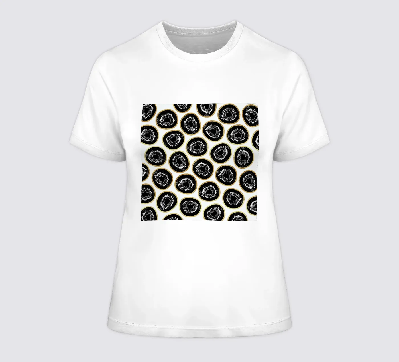 Kiwi Pattern t-shirt da donna da Elisabeth Fredriksson
