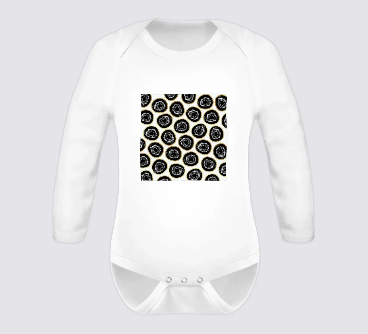 Kiwi Pattern body neonato maniche lunghe da Elisabeth Fredriksson