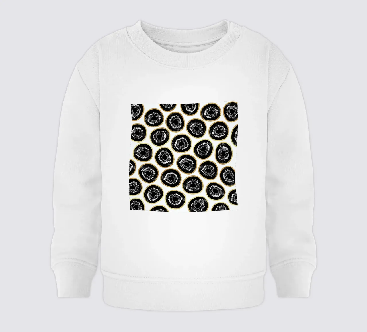 Kiwi Pattern felpa neonato da Elisabeth Fredriksson