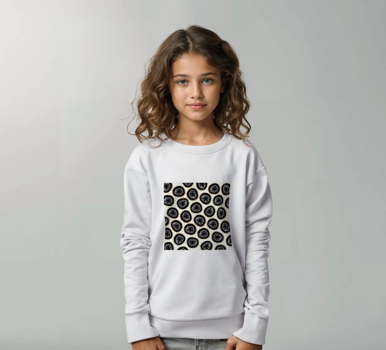 Kiwi Pattern felpa bambino da Elisabeth Fredriksson