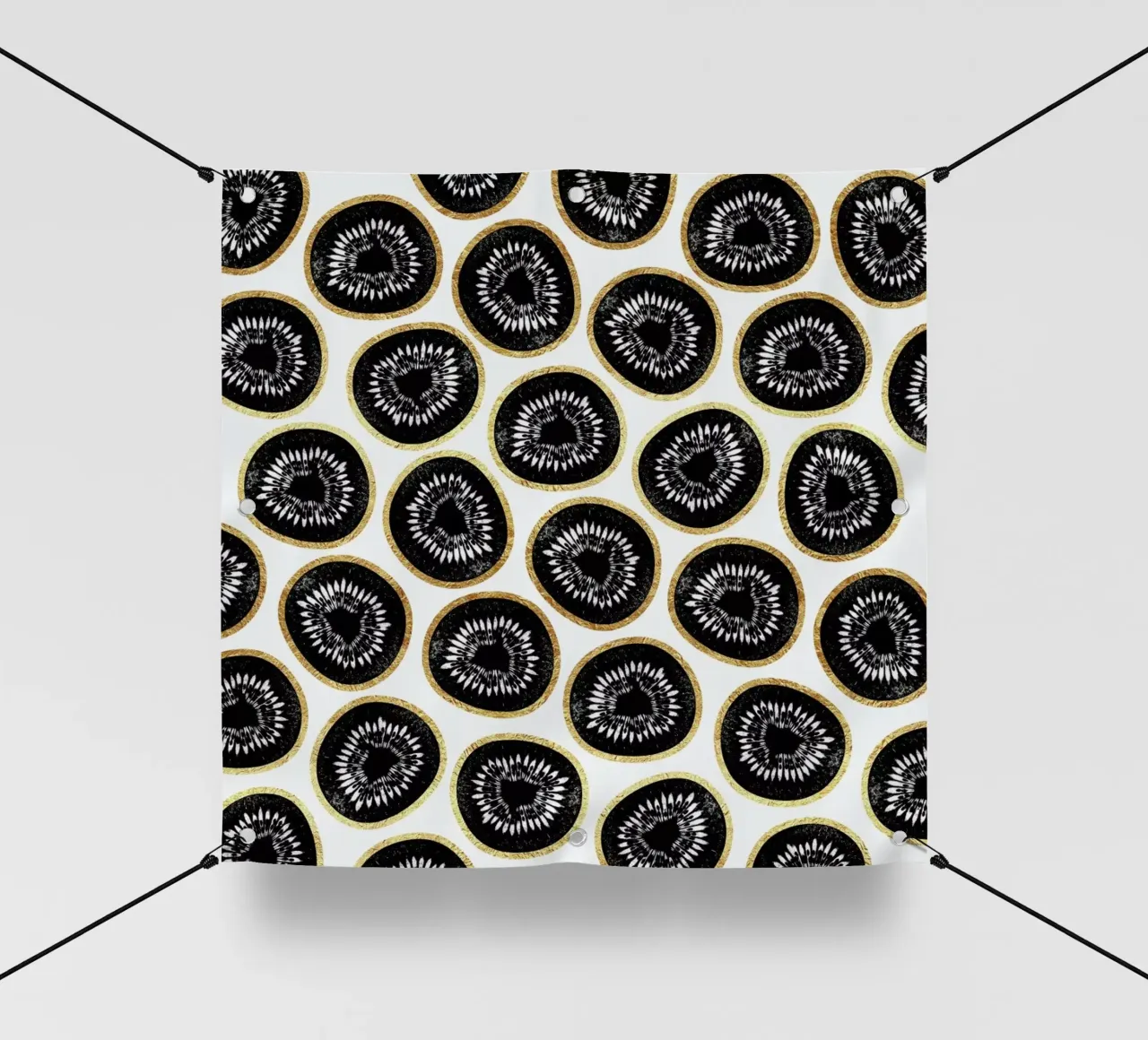 Kiwi Pattern telo in pvc da Elisabeth Fredriksson