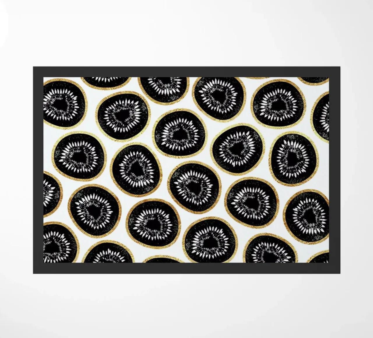 Kiwi Pattern Fußmatte von Elisabeth Fredriksson