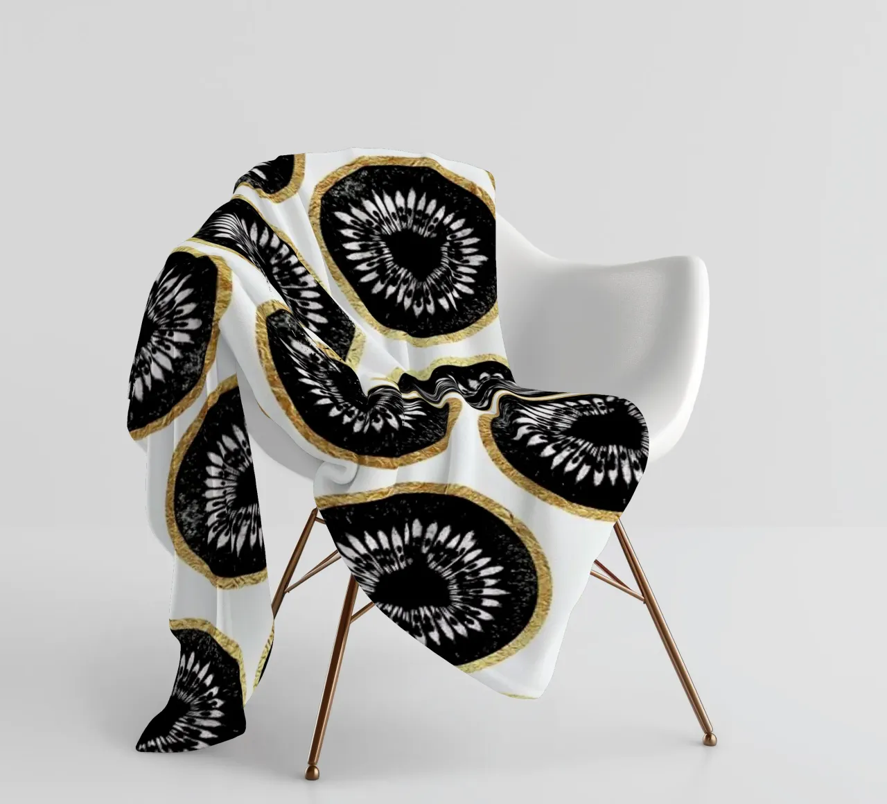 Kiwi Pattern coperta in pile da Elisabeth Fredriksson