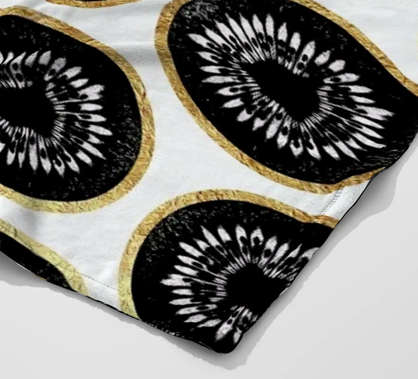 Kiwi Pattern plaid polaire de Elisabeth Fredriksson