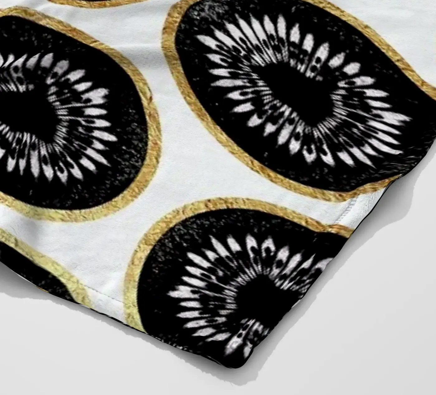 Kiwi Pattern plaid polaire de Elisabeth Fredriksson