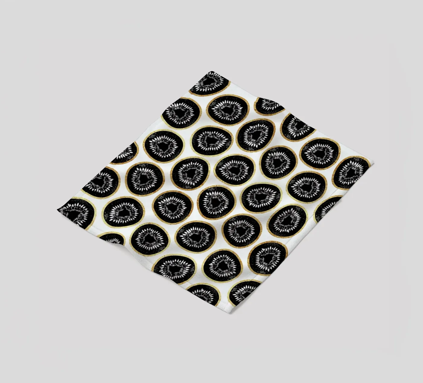 Kiwi Pattern plaid polaire de Elisabeth Fredriksson