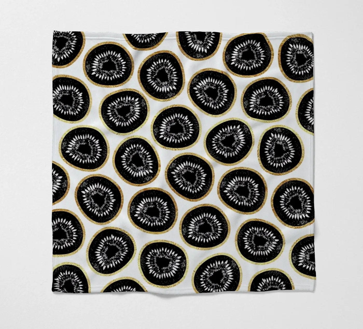 Kiwi Pattern plaid polaire de Elisabeth Fredriksson