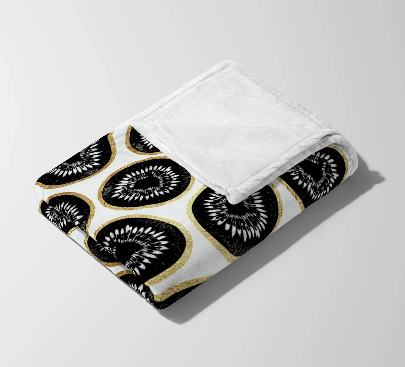 Kiwi Pattern plaid polaire de Elisabeth Fredriksson