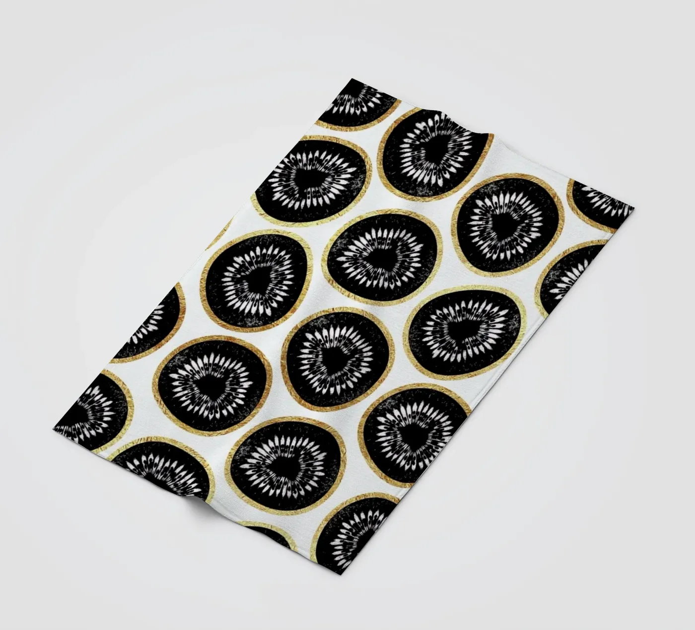 Kiwi Pattern plaid polaire de Elisabeth Fredriksson