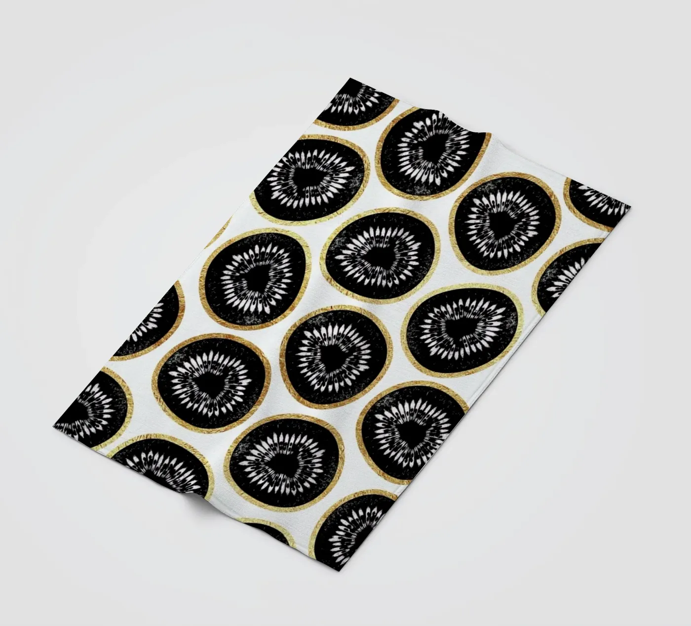 Kiwi Pattern plaid polaire de Elisabeth Fredriksson
