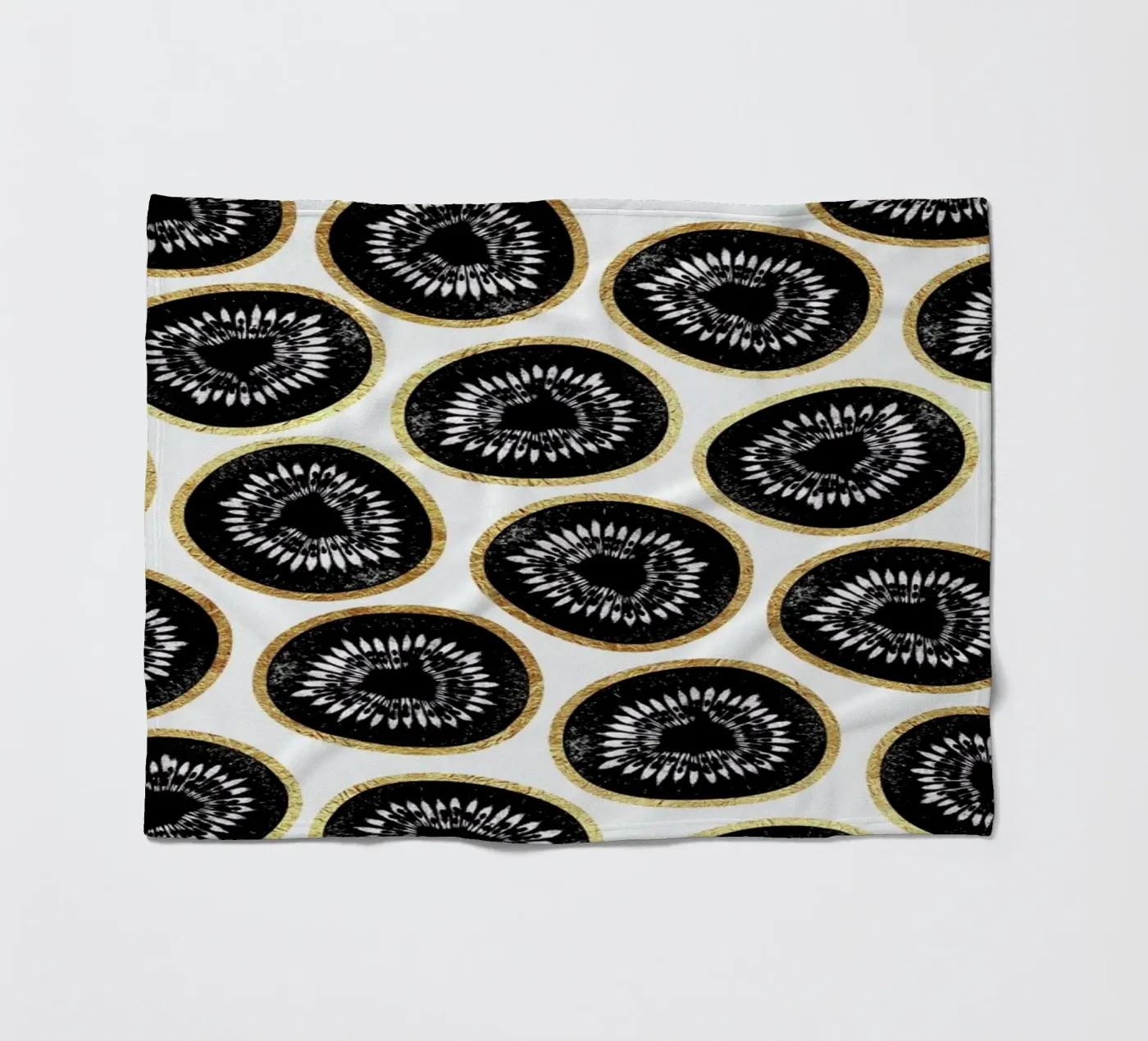 Kiwi Pattern plaid polaire de Elisabeth Fredriksson