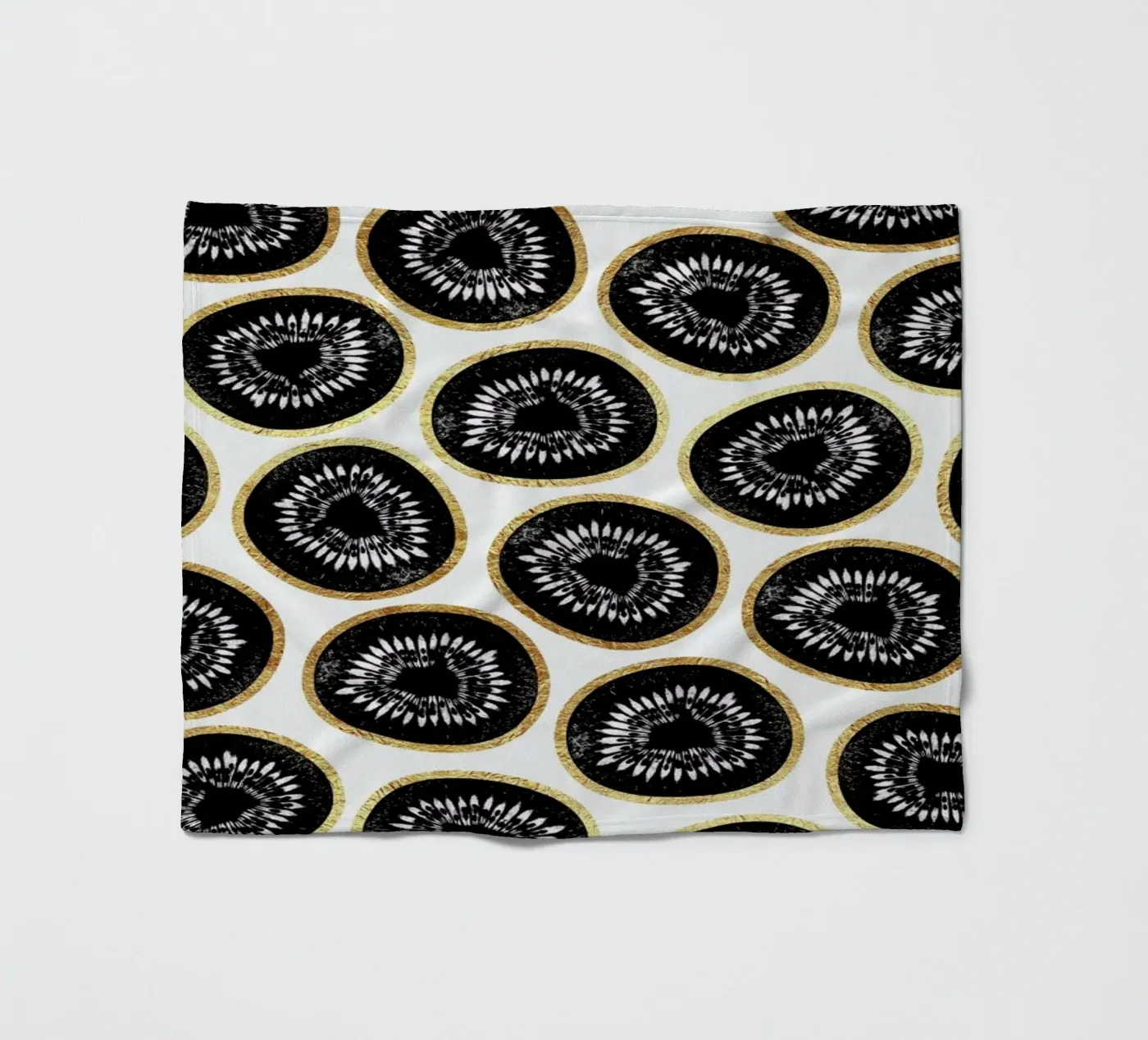Kiwi Pattern plaid polaire de Elisabeth Fredriksson