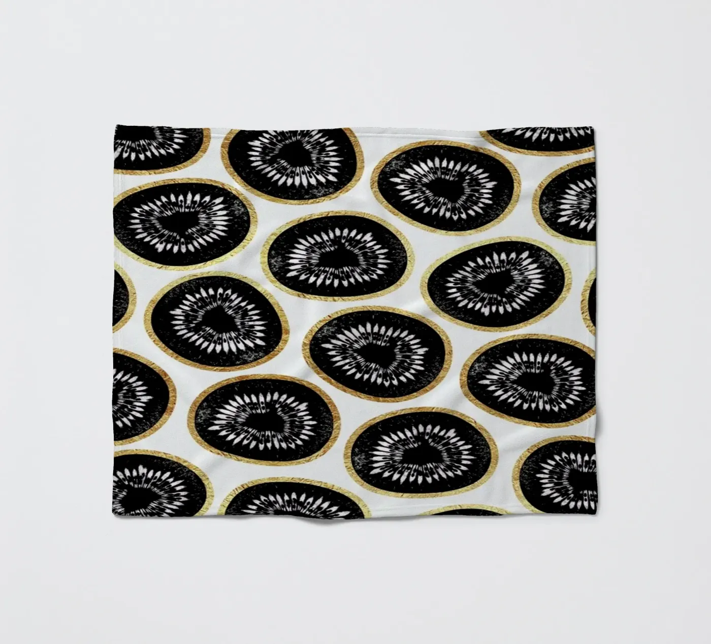 Kiwi Pattern plaid polaire de Elisabeth Fredriksson