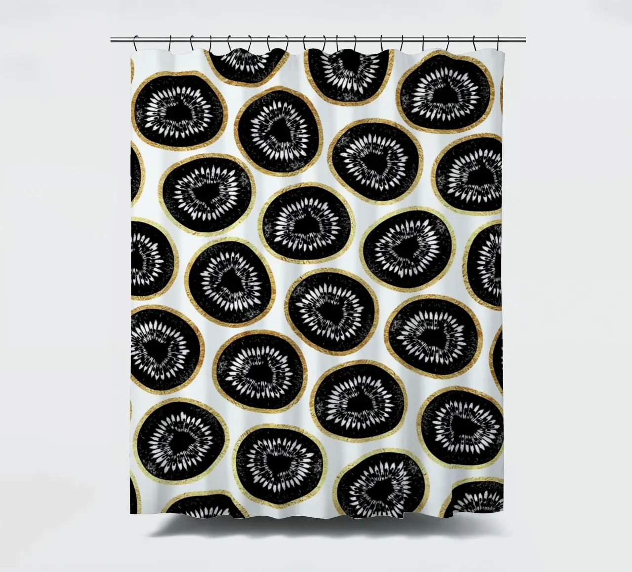 Kiwi Pattern Duschvorhang von Elisabeth Fredriksson