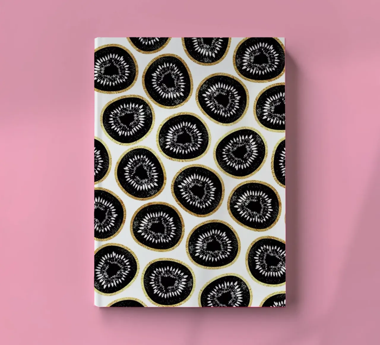 Kiwi Pattern notebook by Elisabeth Fredriksson