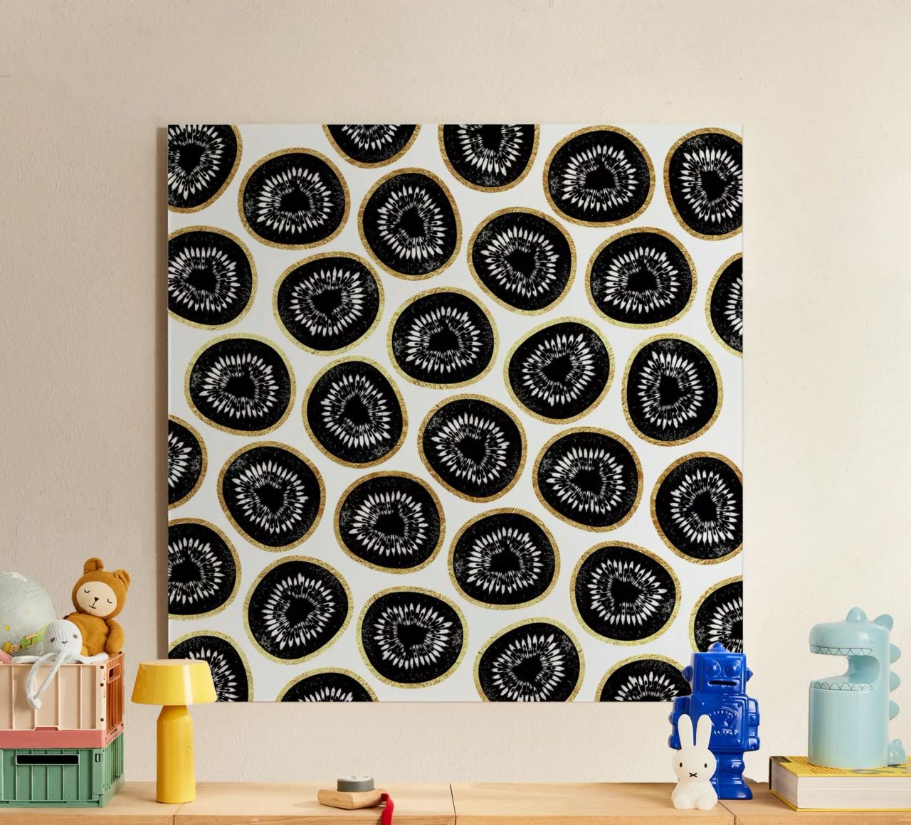 Kiwi Pattern plexiglass da Elisabeth Fredriksson